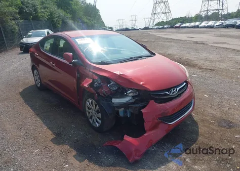 2012 Hyundai Elantra Gls (Ulsan Plant) from USA, damaged, VIN KMHDH4AE7CU461684